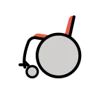 Manual Wheelchair SVG Icon